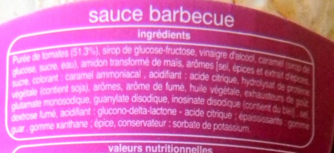Auchan Sauce barbecue goût fumé packshot
