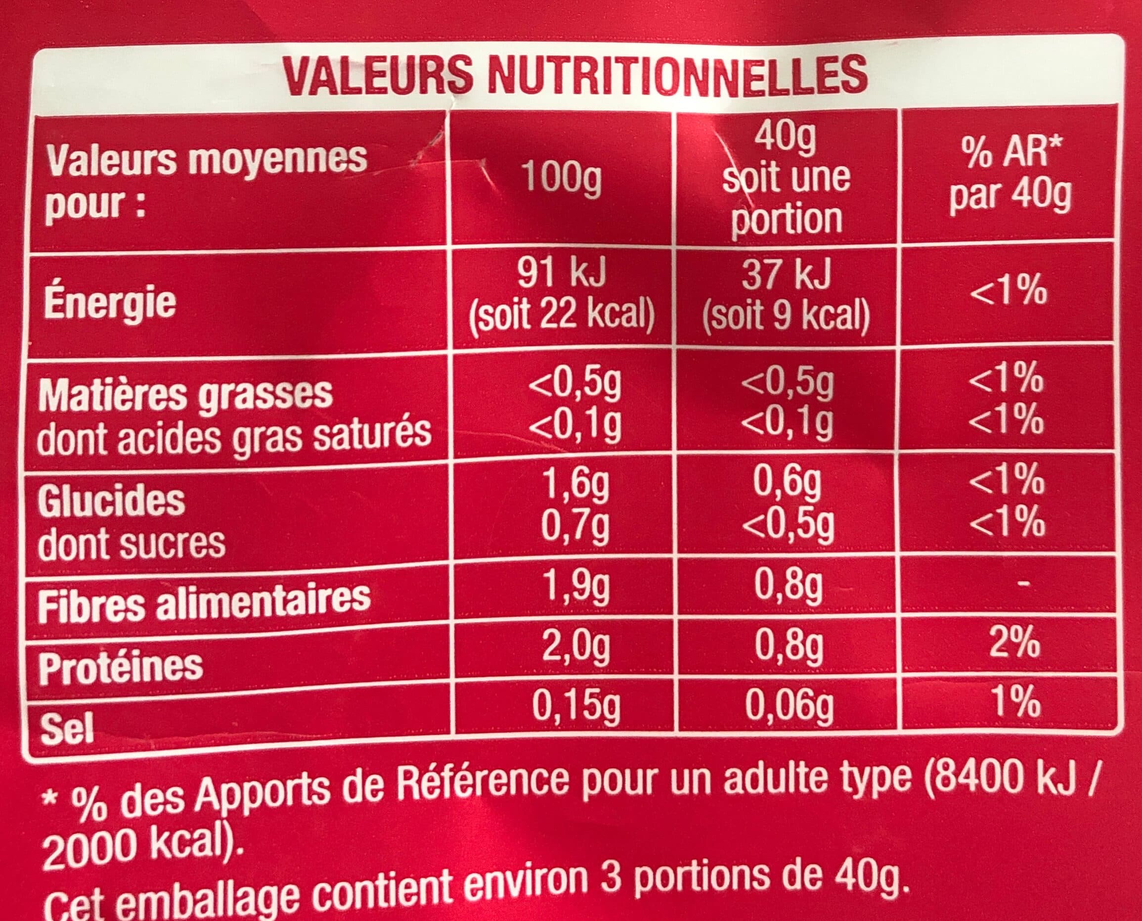 Auchan Jeunes pousses épinard packshot