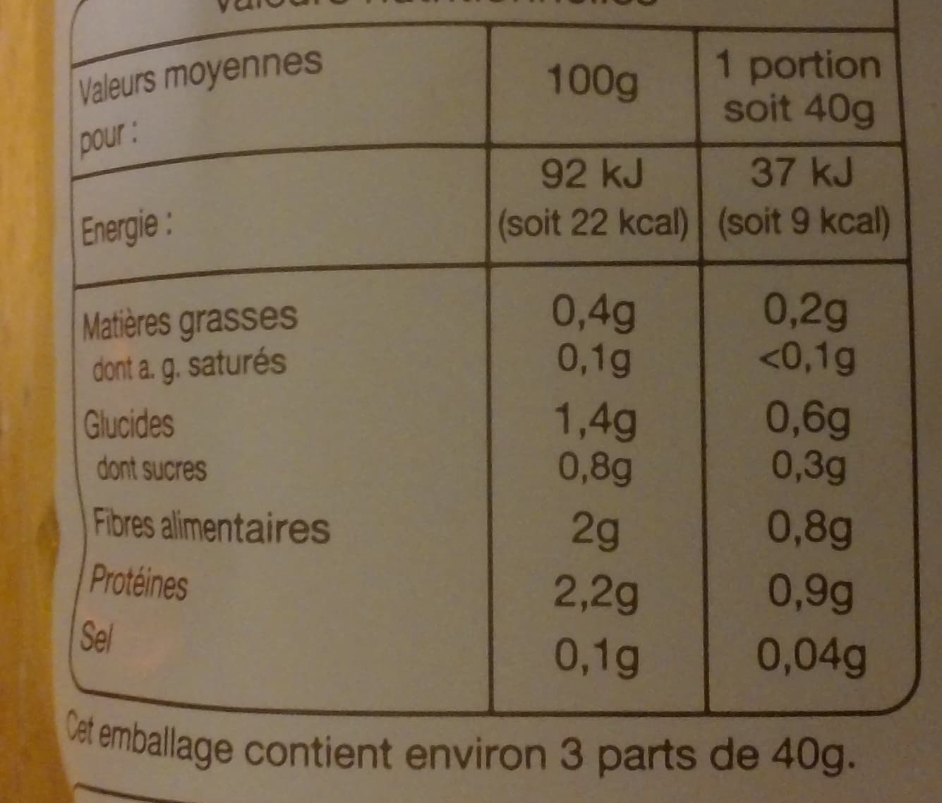 Auchan Mesclun packshot