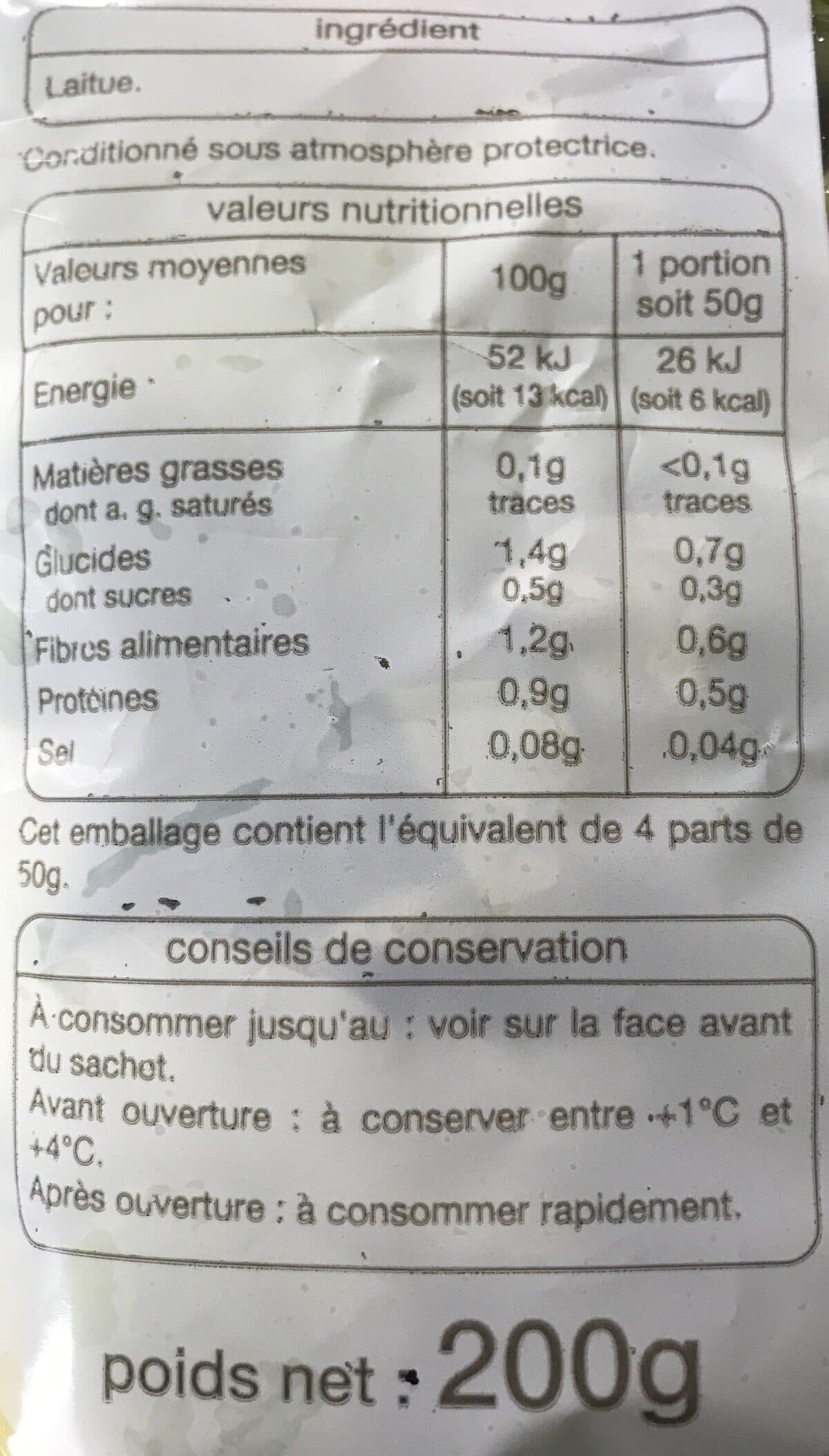 Auchan Coeur de laitue packshot