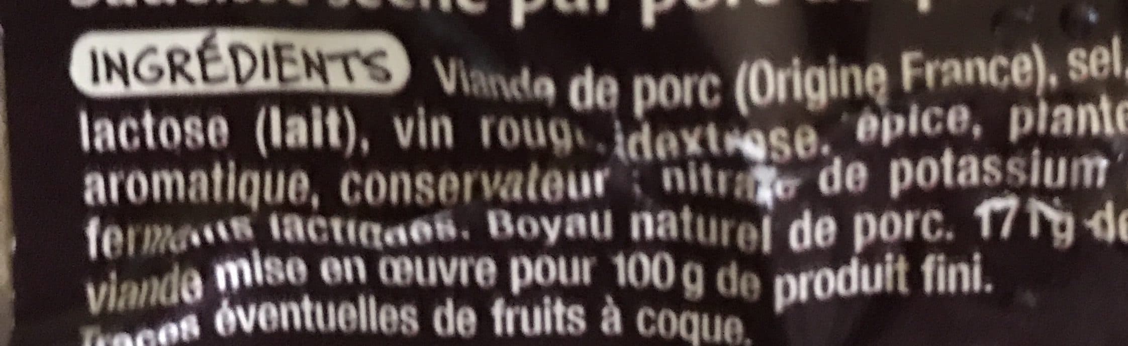 Auchan SAUCISSE SECHE A L'ANCIENNEIGP "Saucisson de l'Ardèche" packshot