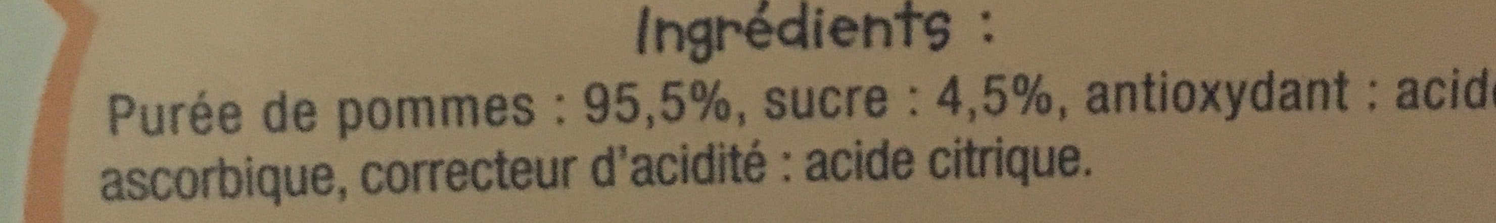 Auchan Compote' Pomme - 30% de sucre**par rapport à une compote classique packshot