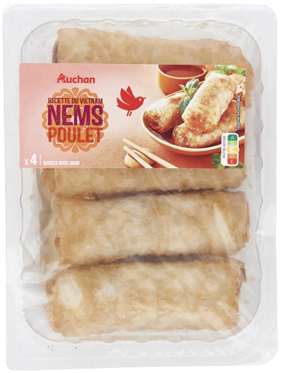 Auchan Nems Poulet packshot