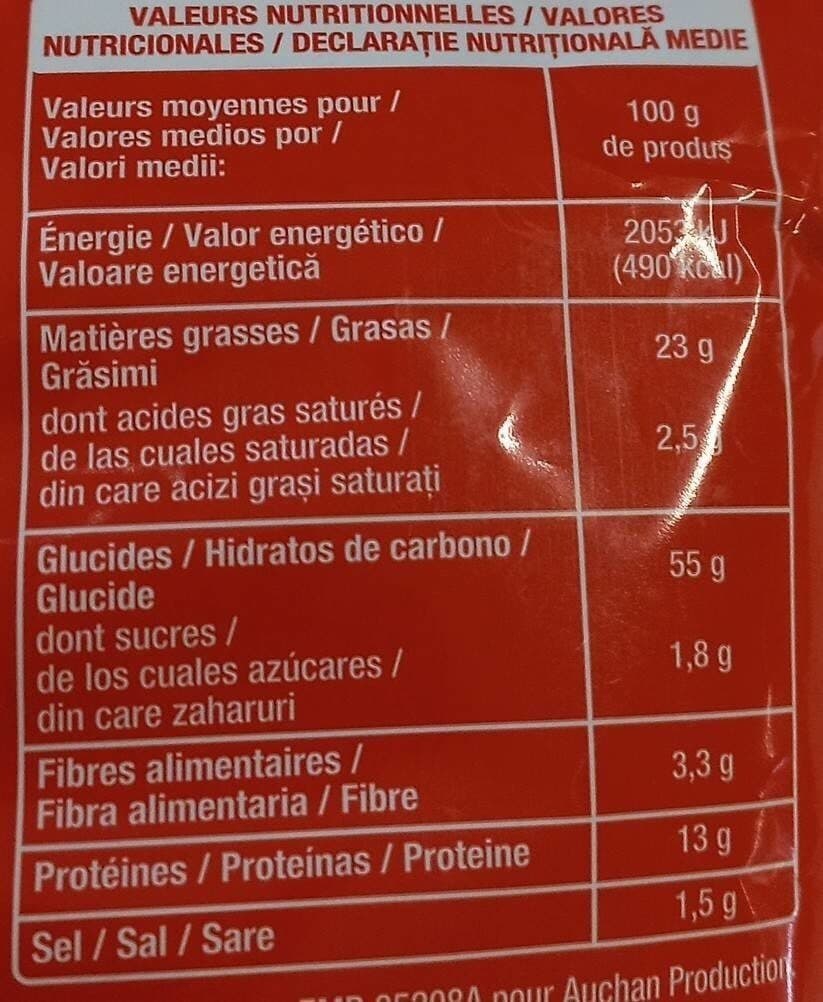 Auchan Croustillants cacahuète packshot