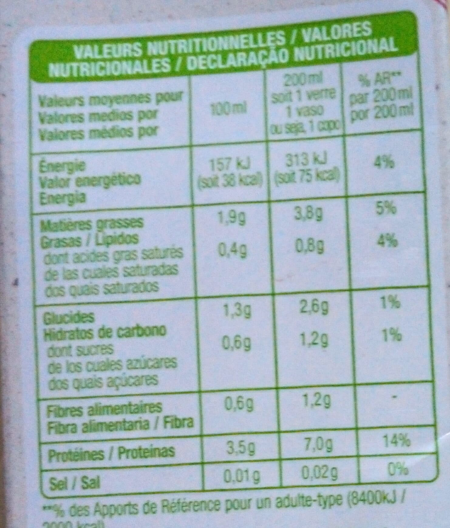 Auchan Bio Soja Bio packshot