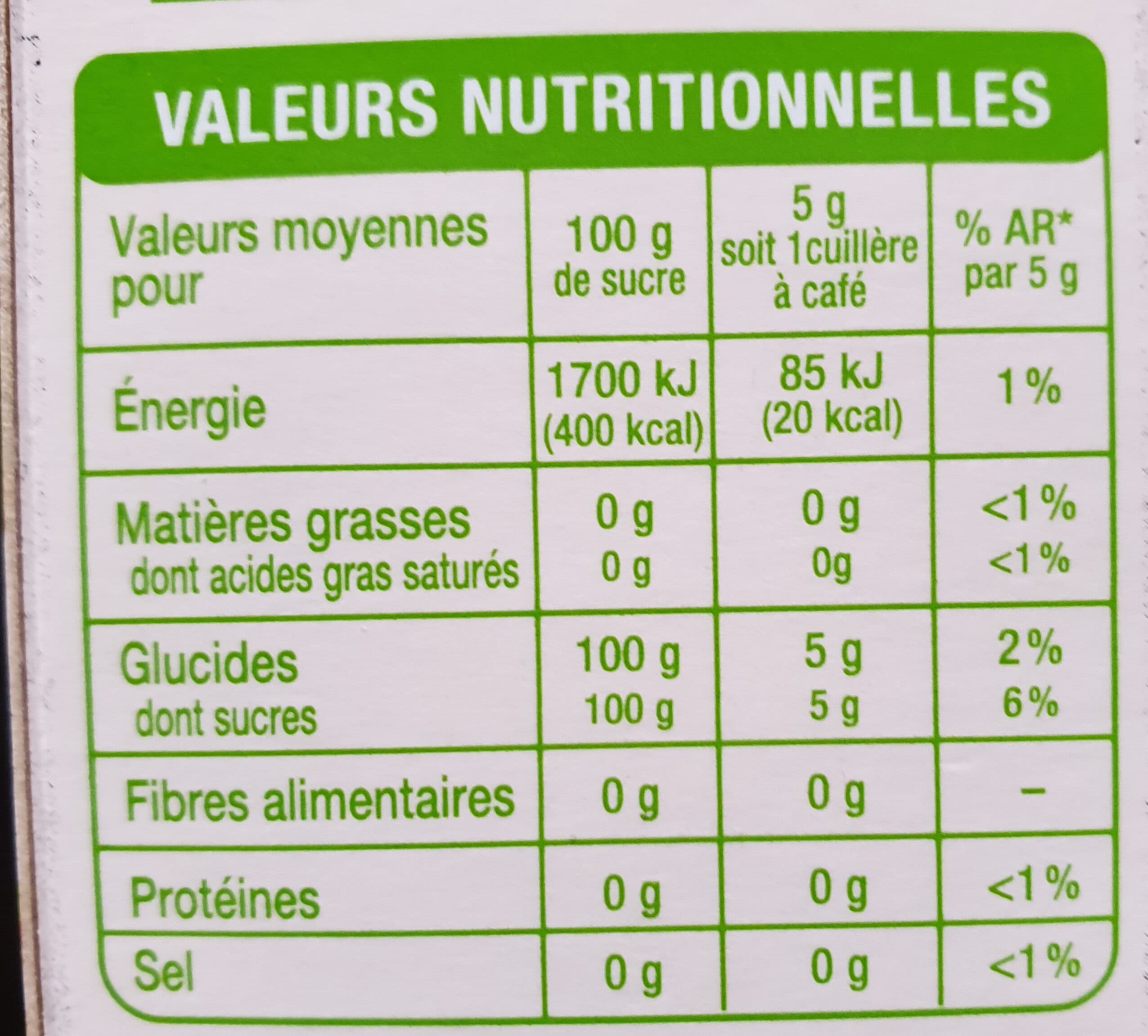 Auchan Pure canne en poudre biologique packshot