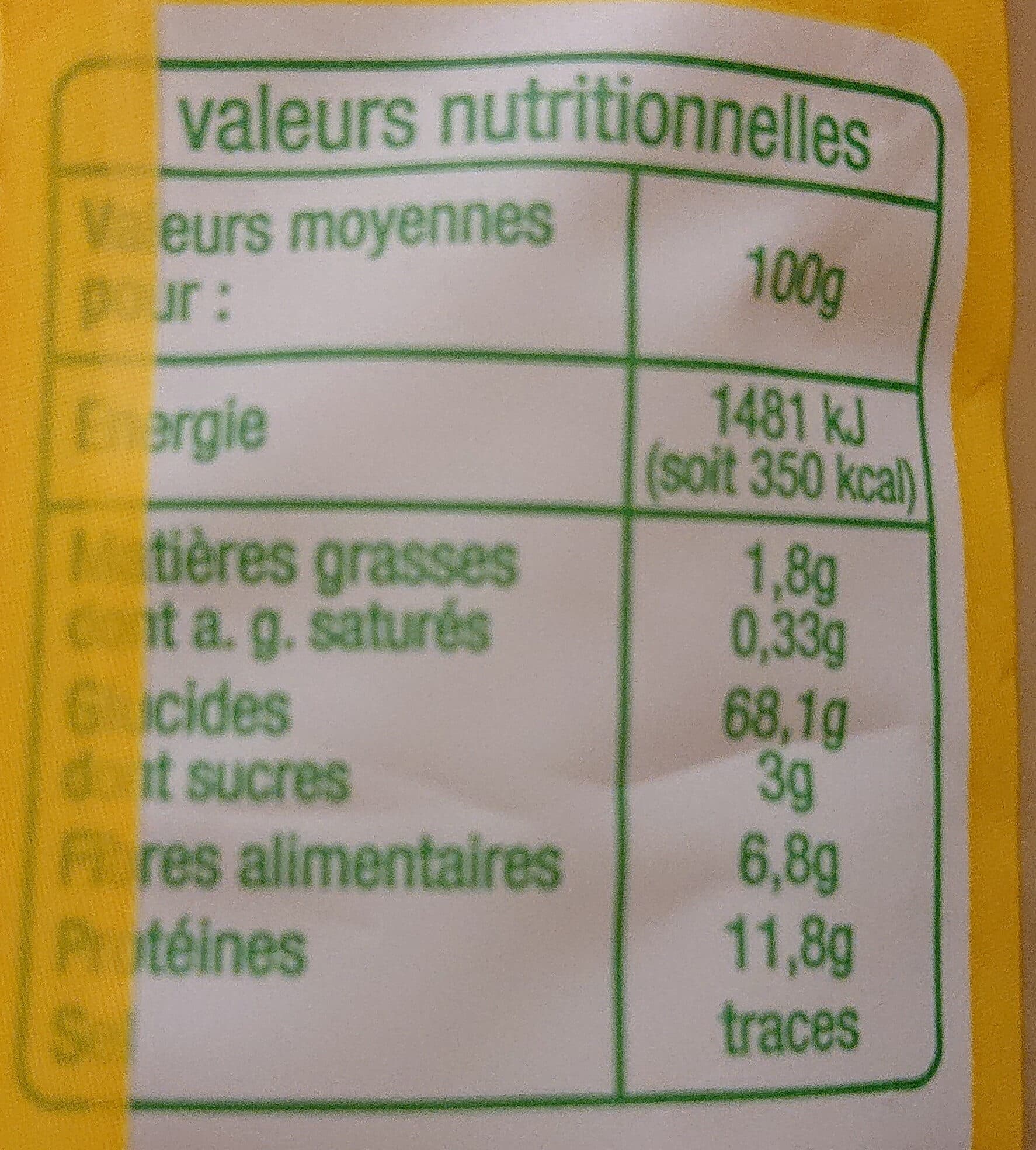 Auchan Couscous semi complet packshot