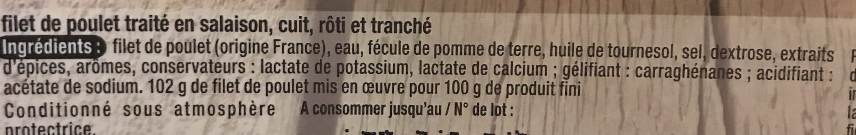 Auchan 1/2 filet de poulet Rôti packshot