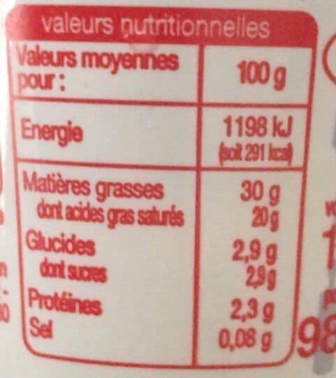 Auchan Crème entière épaisse30% Mat. Gr. packshot