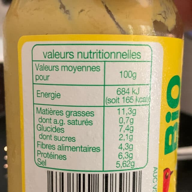 Auchan Moutarde de Dijon packshot