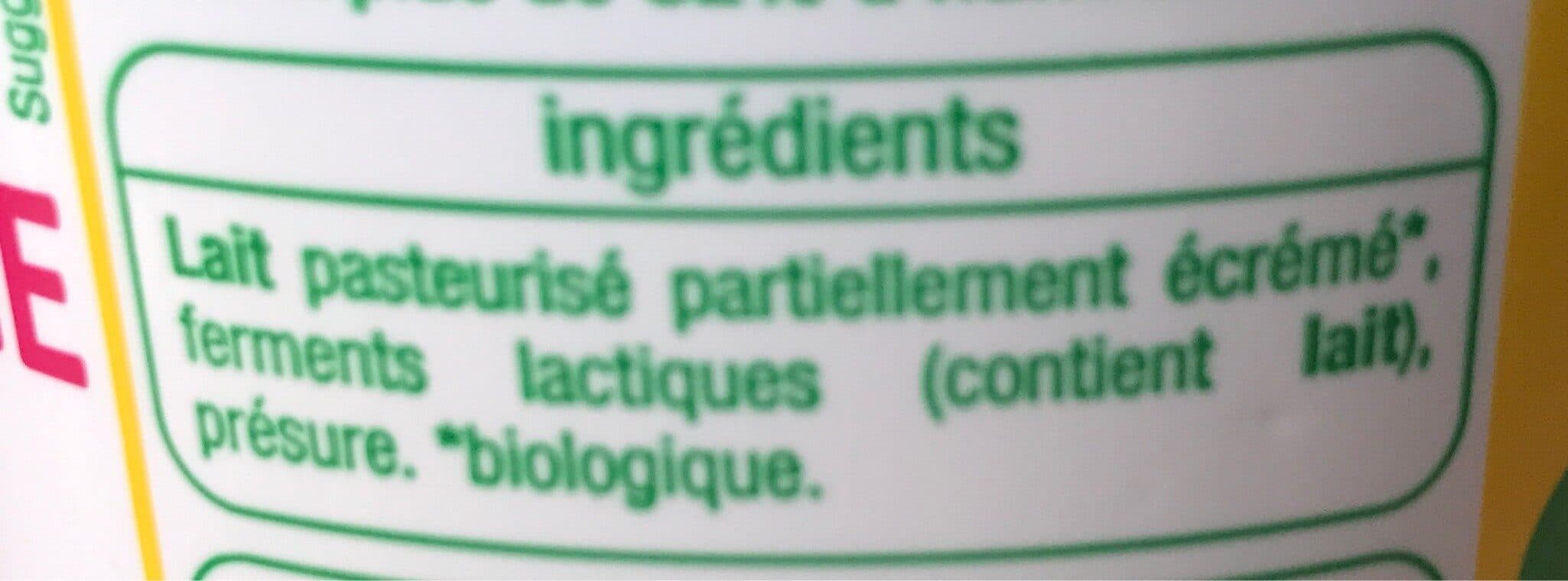 Auchan Fromage blanc issu de l'agriculture biologique packshot