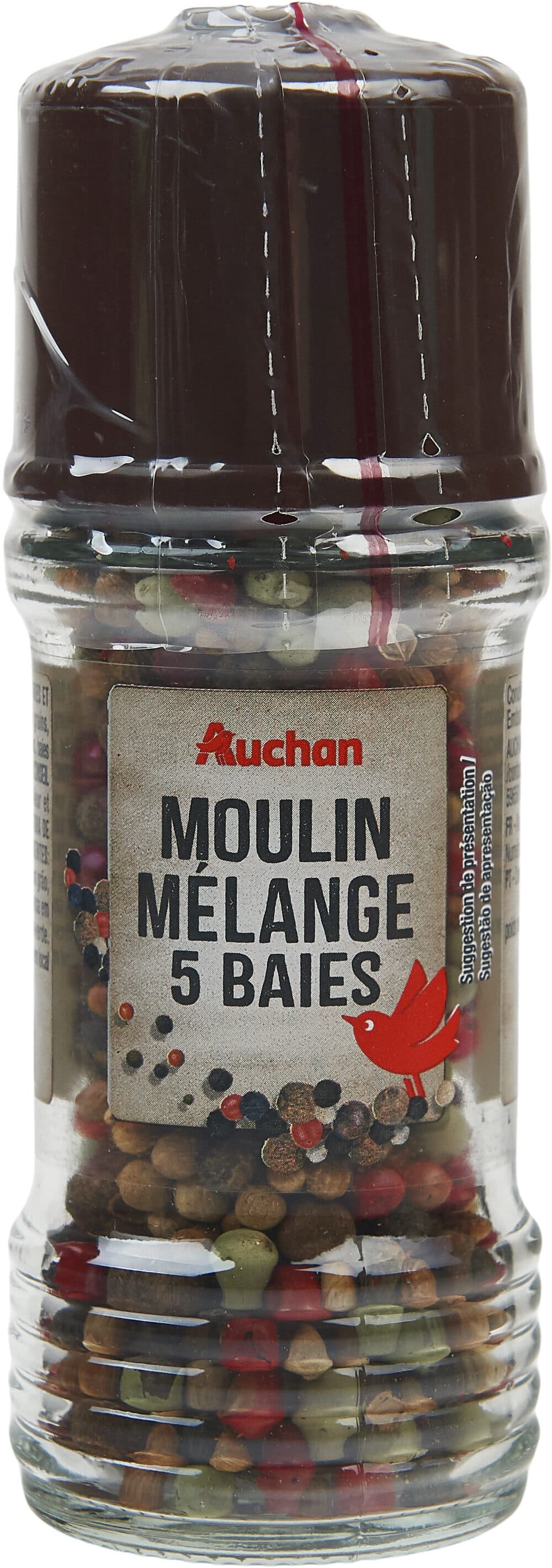 Auchan Moulin mélange 5 baies packshot
