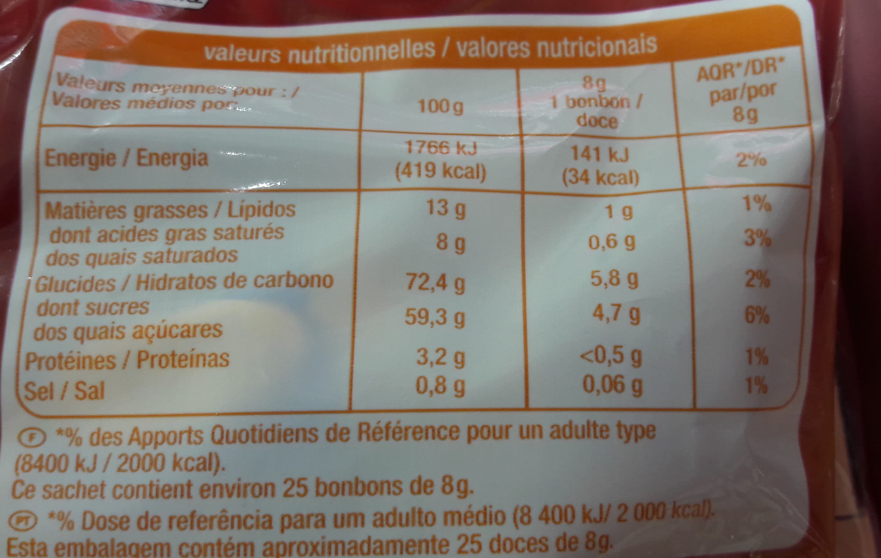 Auchan Caramels au sel de Guérande packshot