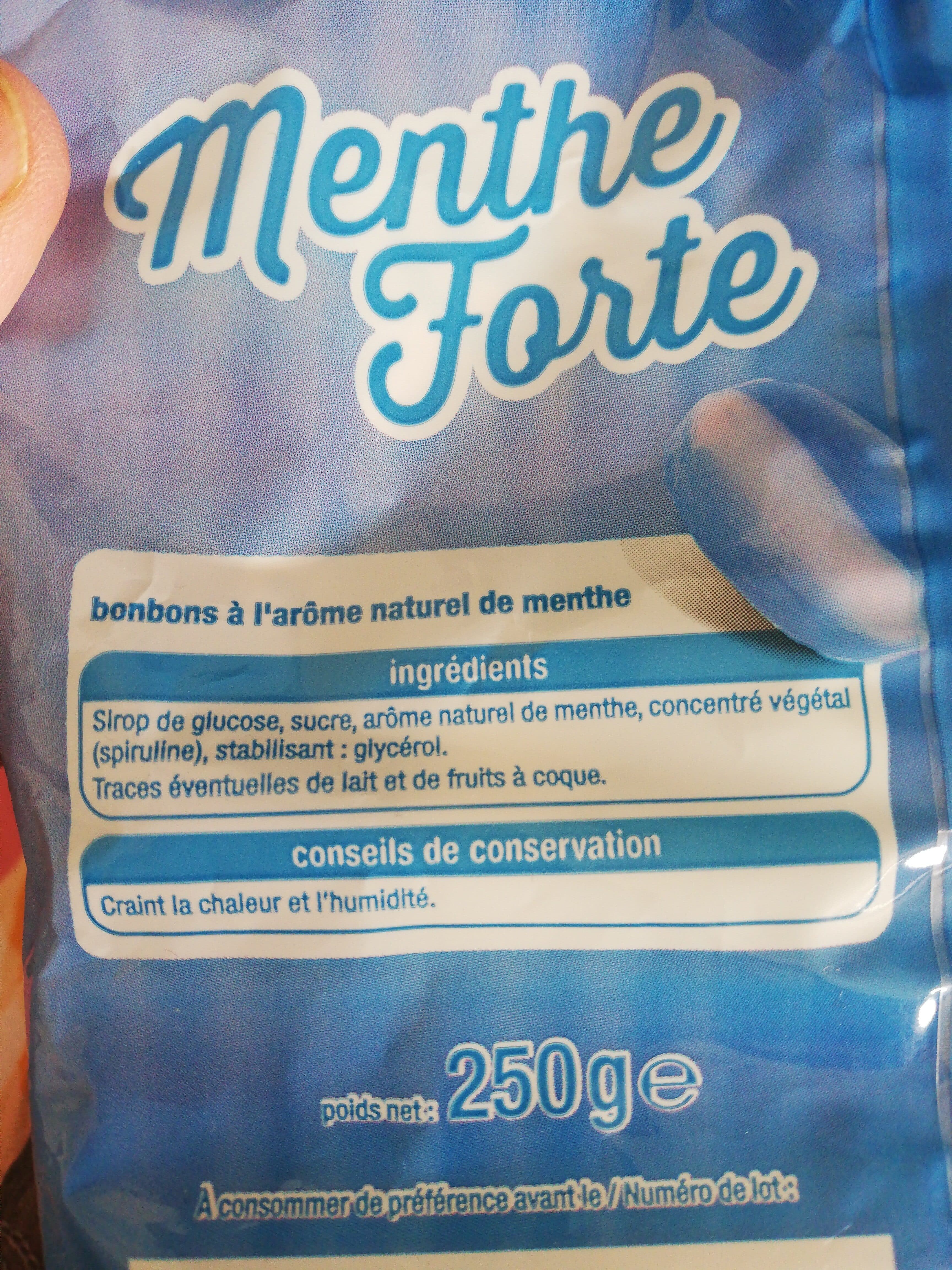 Auchan Menthe forte packshot