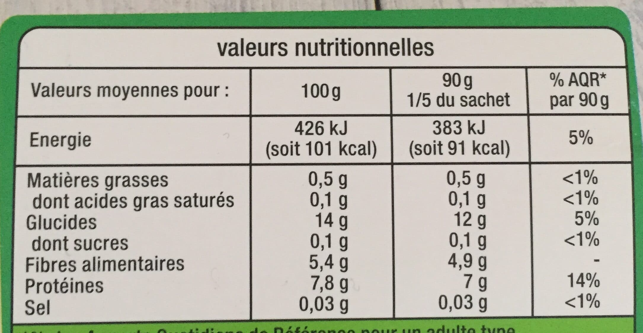 Auchan Fèves pelées packshot