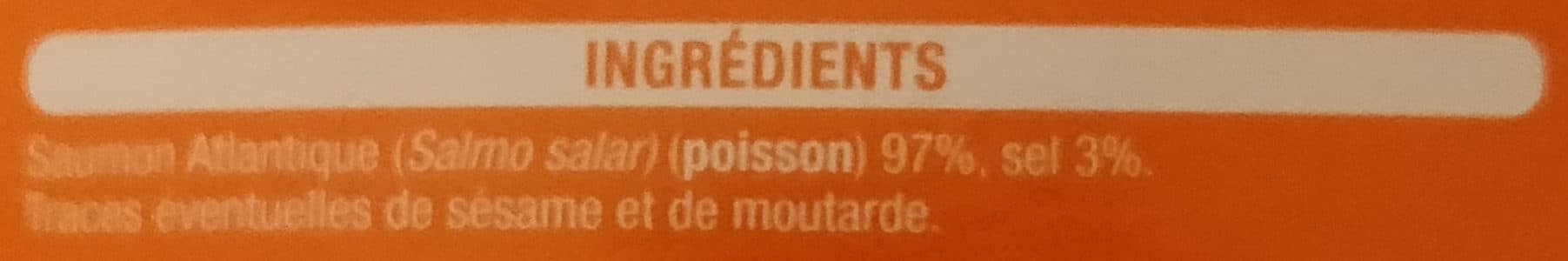 Auchan Dés de saumon fumé packshot