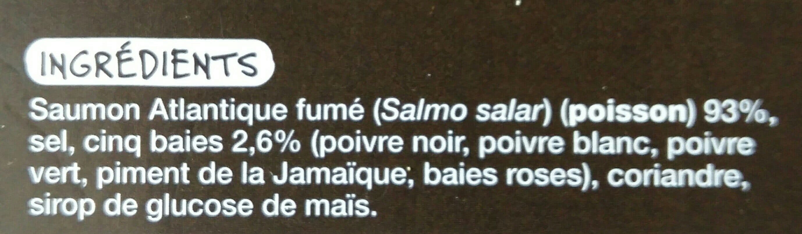 auchan Emincés de saumon fumé packshot
