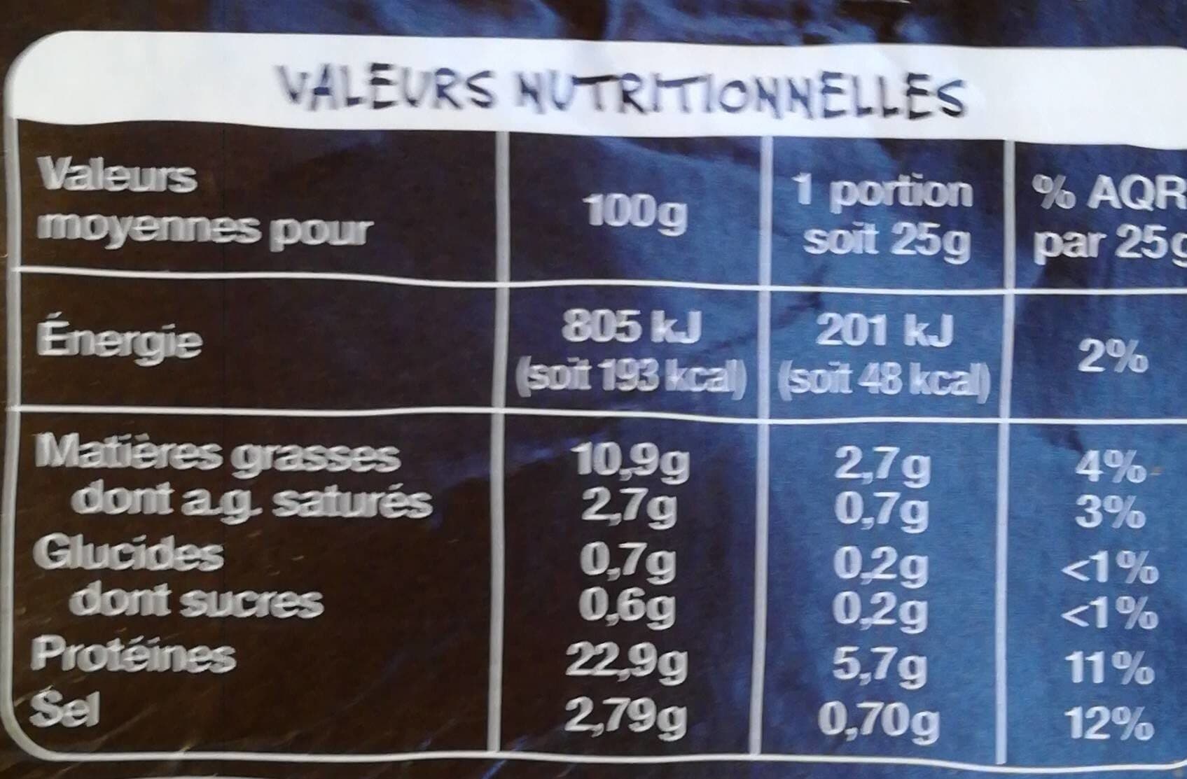 auchan Emincés de saumon fumé packshot