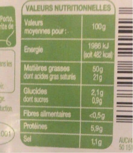 Auchan Bloc de foie gras de canard packshot