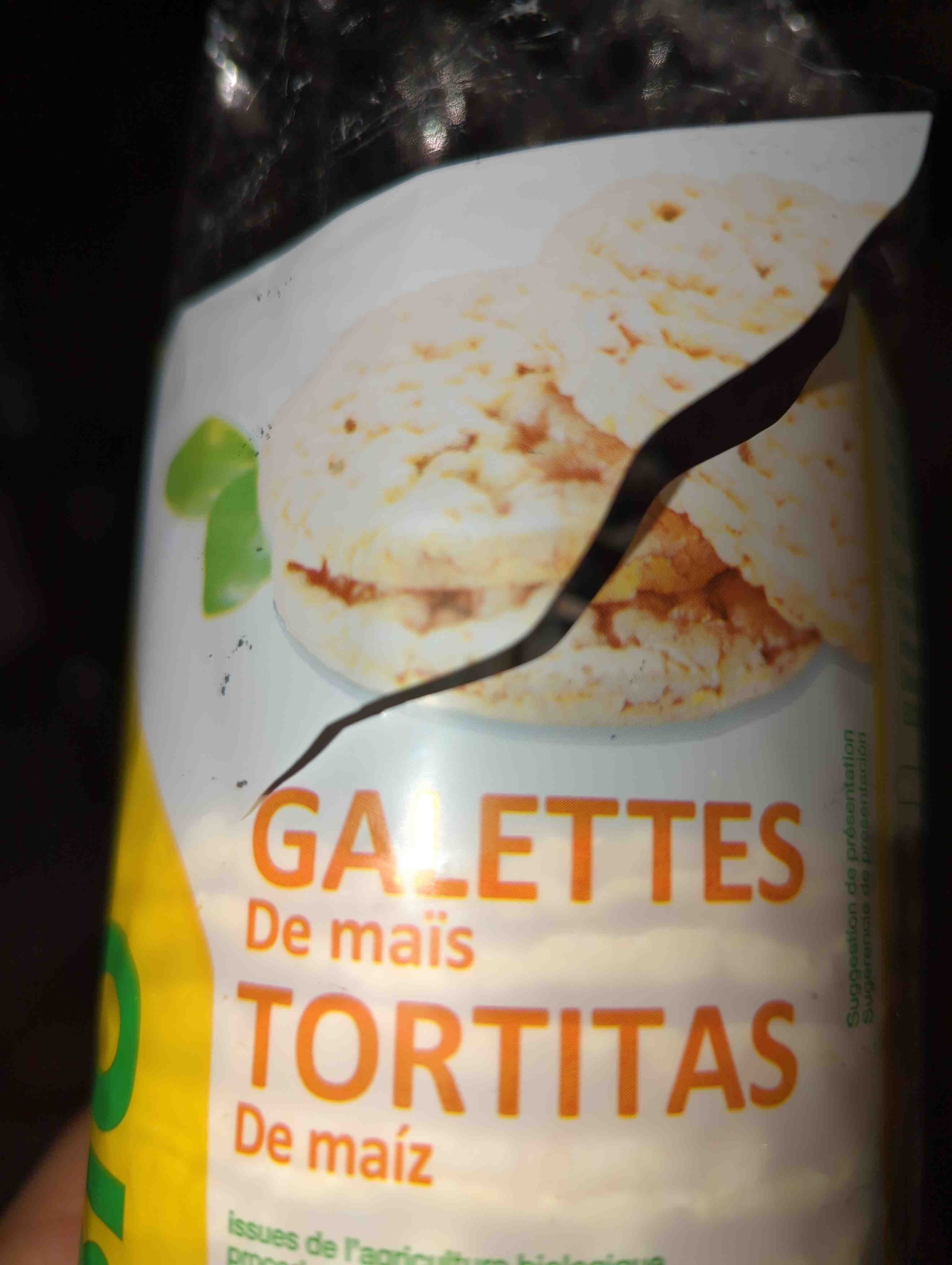 Auchan Tortitas de maiz bio packshot