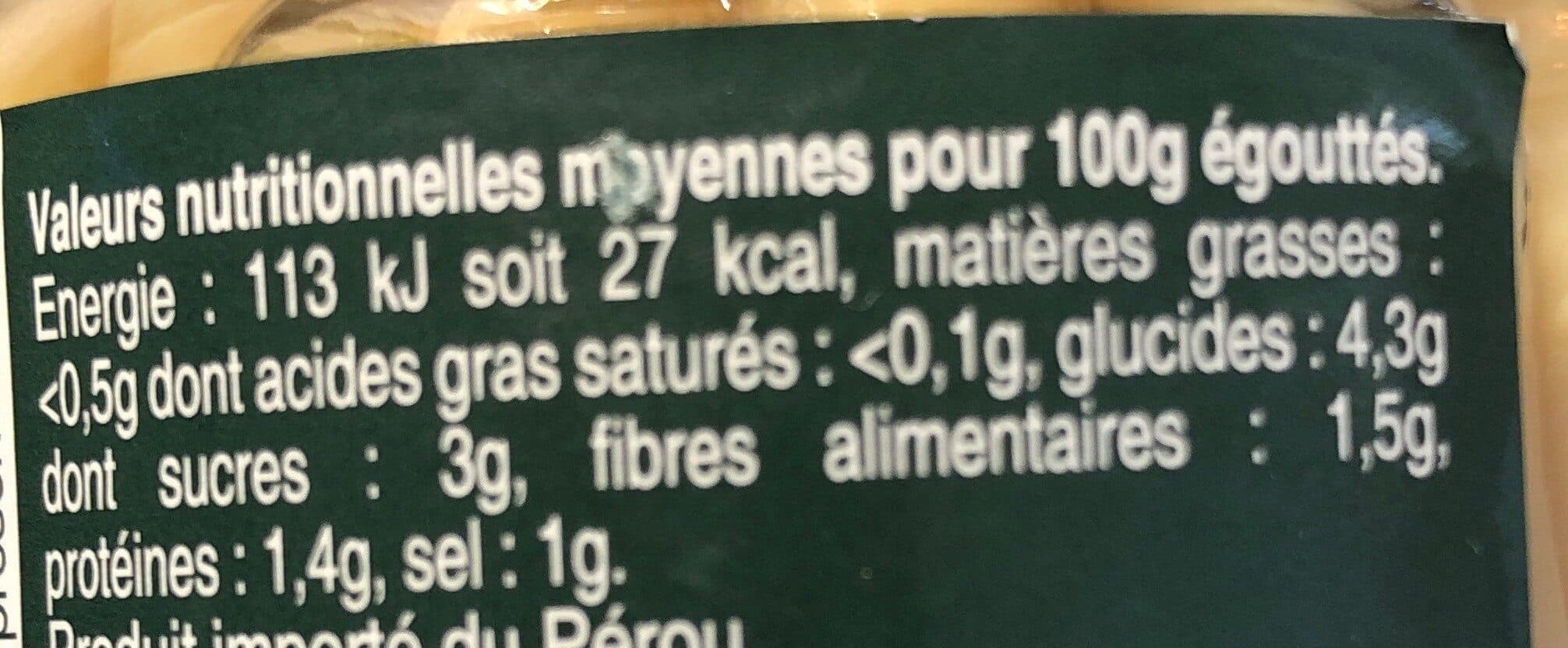 Auchan Pointes d'asperges blanches packshot