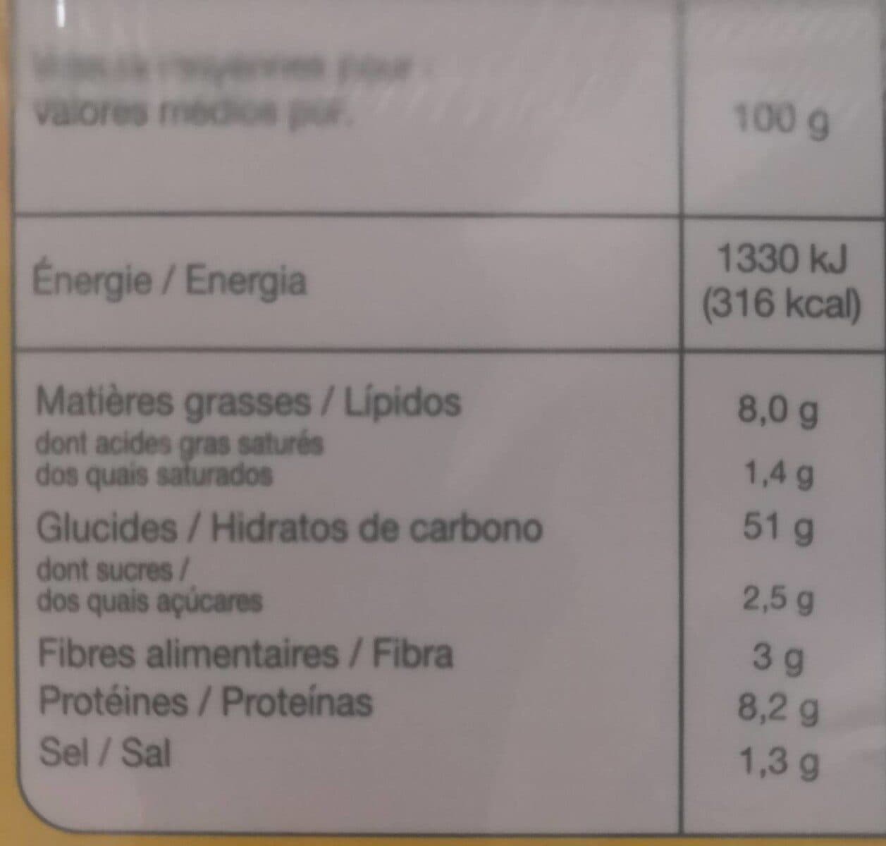 Auchan 8 Tortillas de blé et maïs packshot