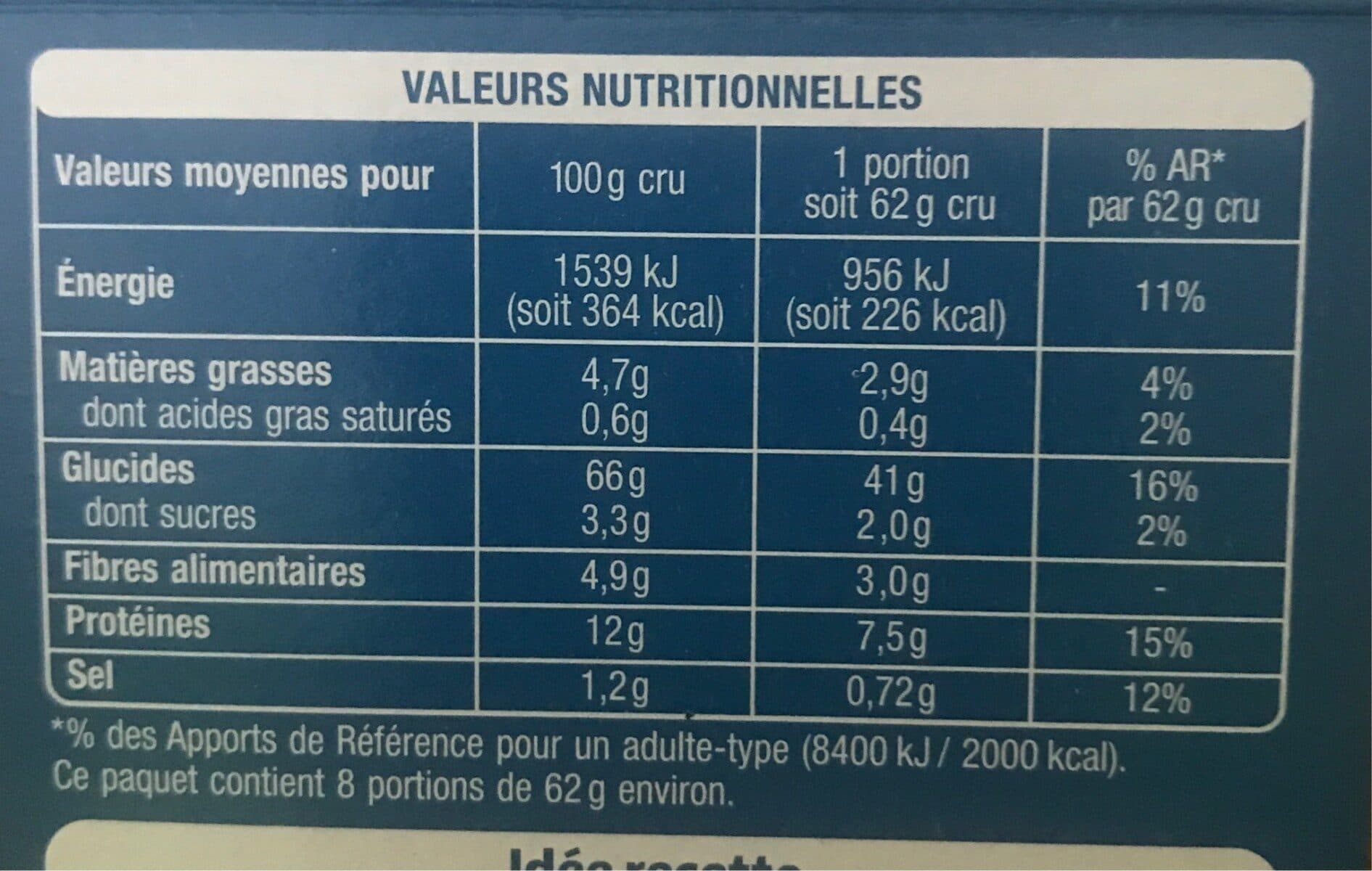 Auchan Graine Couscous parfumé aux épices douces packshot