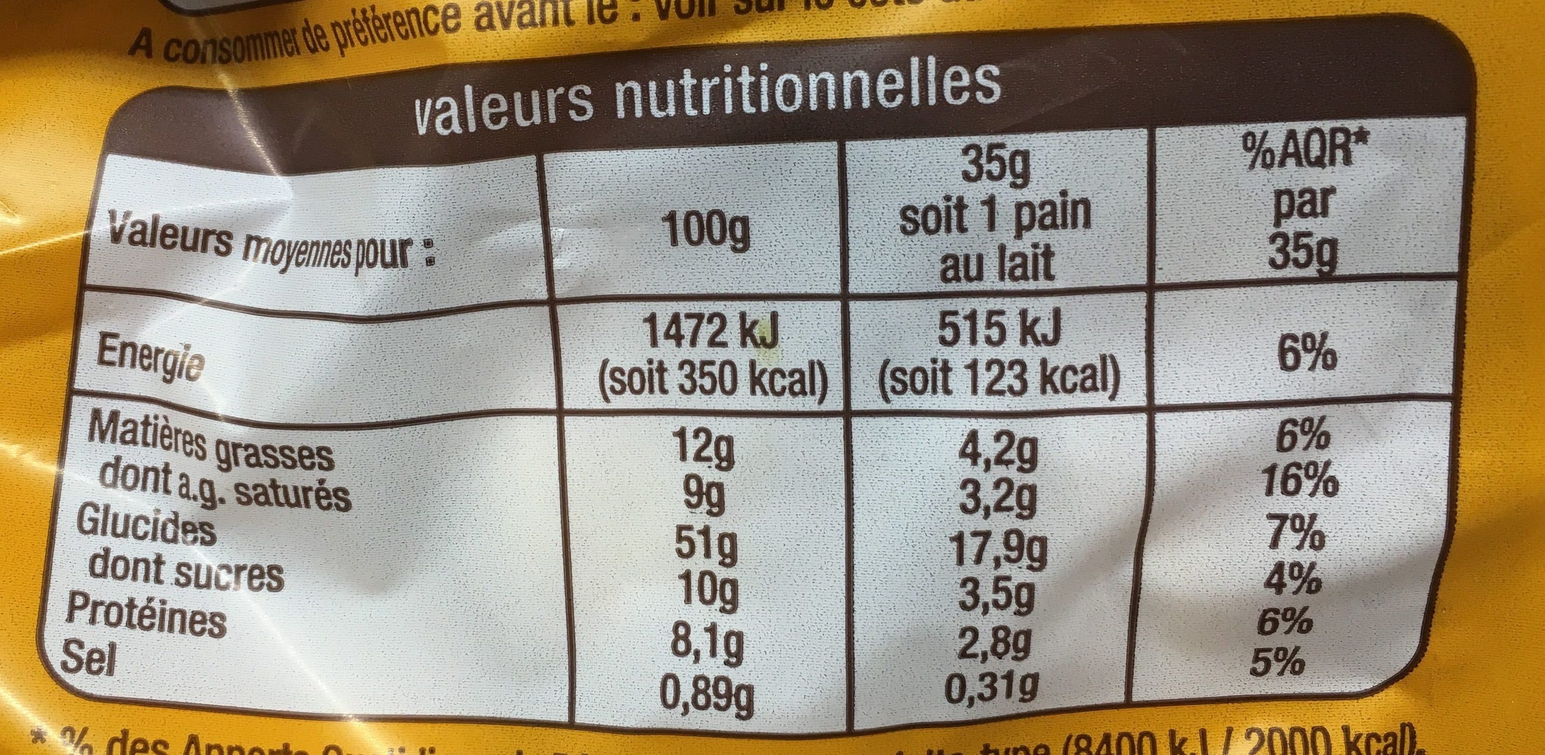 Auchan Pains au lait x 20 700 g packshot
