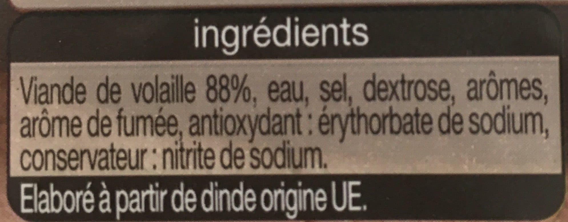 Auchan Lardons de volaille fumés packshot