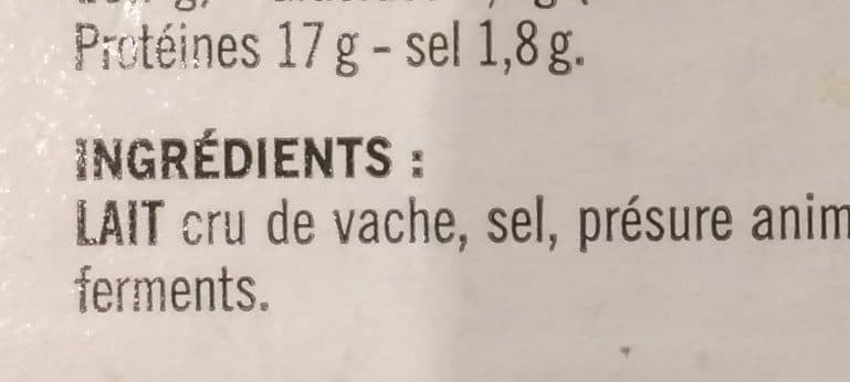 Auchan Maroilles Quart packshot