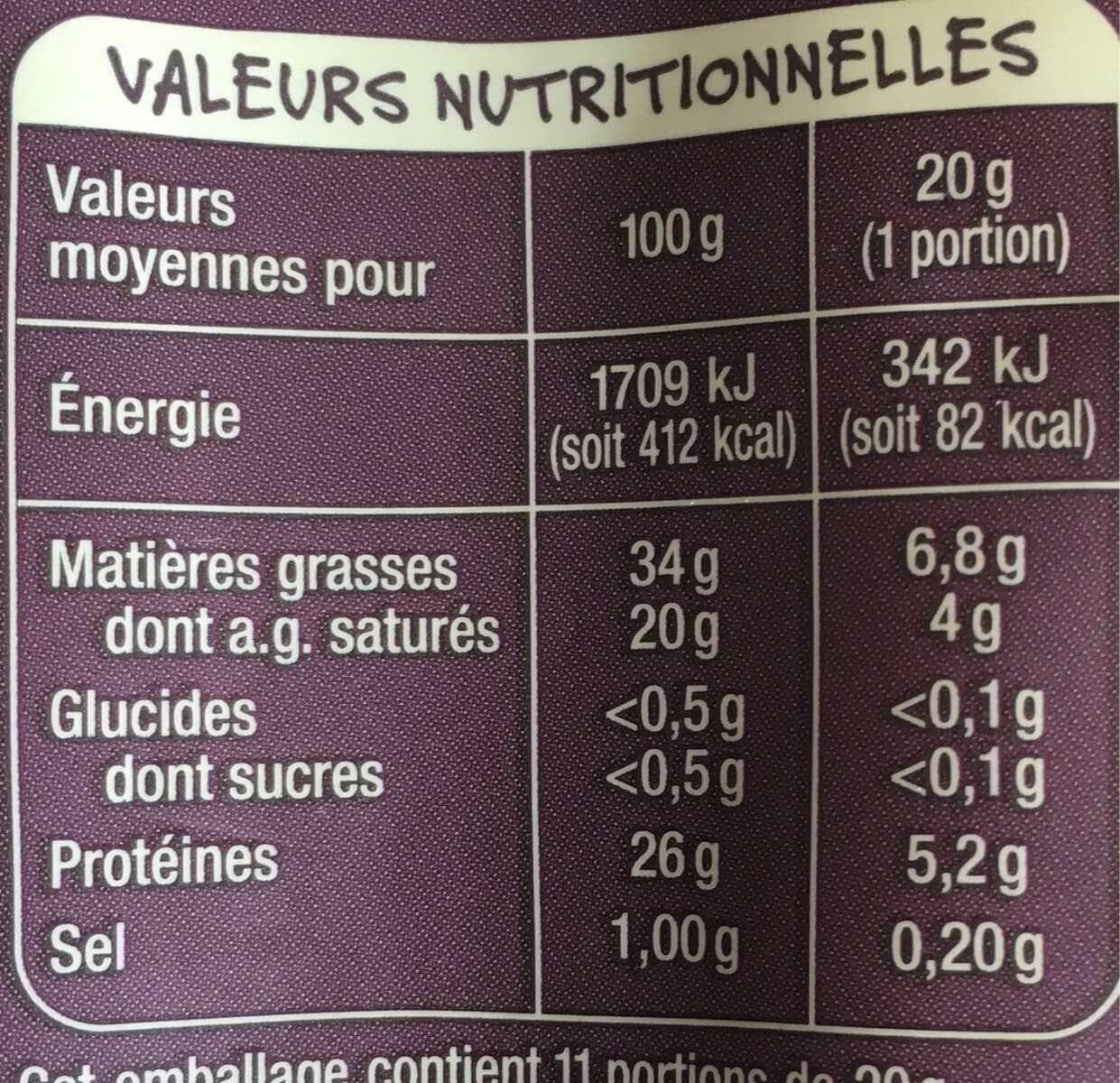 Auchan Beaufort packshot