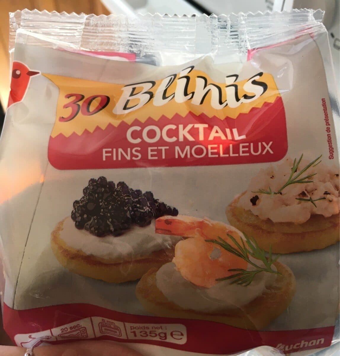 Auchan Blinis cocktails X30 packshot