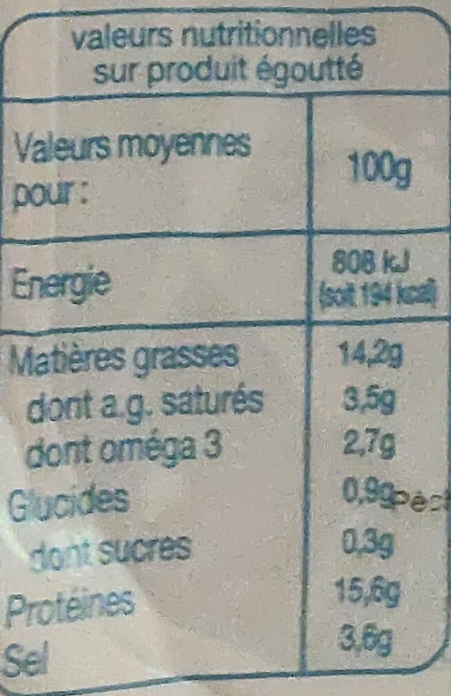 Auchan Filets de harengs fumés doux marinés à l'huile et aux aromates packshot