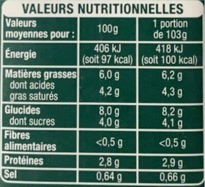 Auchan Sauce bechamel packshot