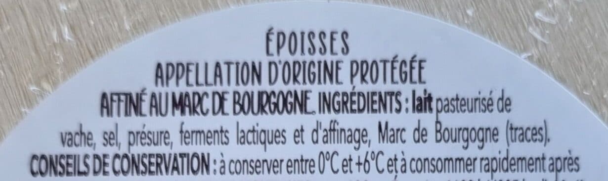 Auchan Époisses packshot