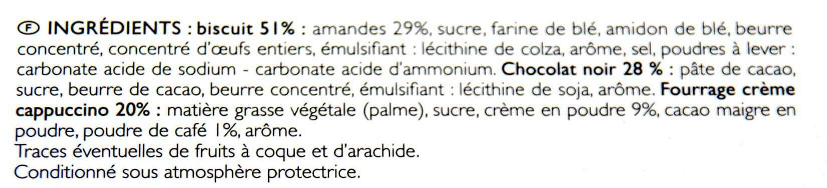 MMM ! Biscuits "Cappucino" aux amandes et chocolat noir packshot