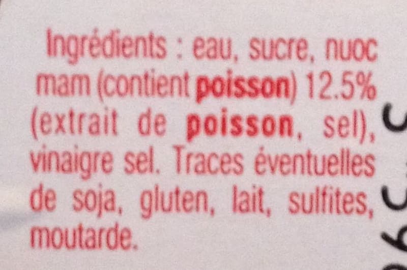Auchan Recette d'asiesauce nuoc mam packshot