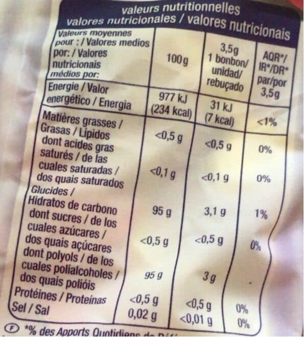 Auchan Goût FruitsParfums citron - orange - fraise - ceriseSANS SUCRESà l'extrait de Stévia* packshot