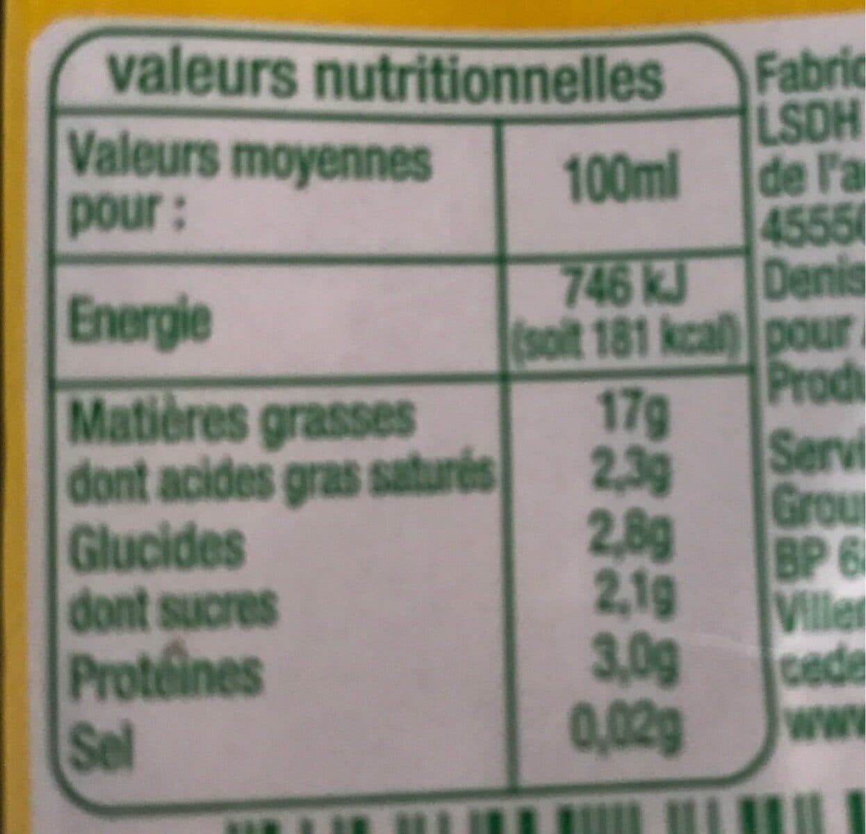 Auchan Bio BIOpréparation au SOJA packshot