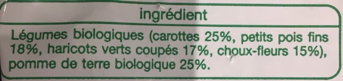 Auchan Bio Jardinière de légumes Bio packshot