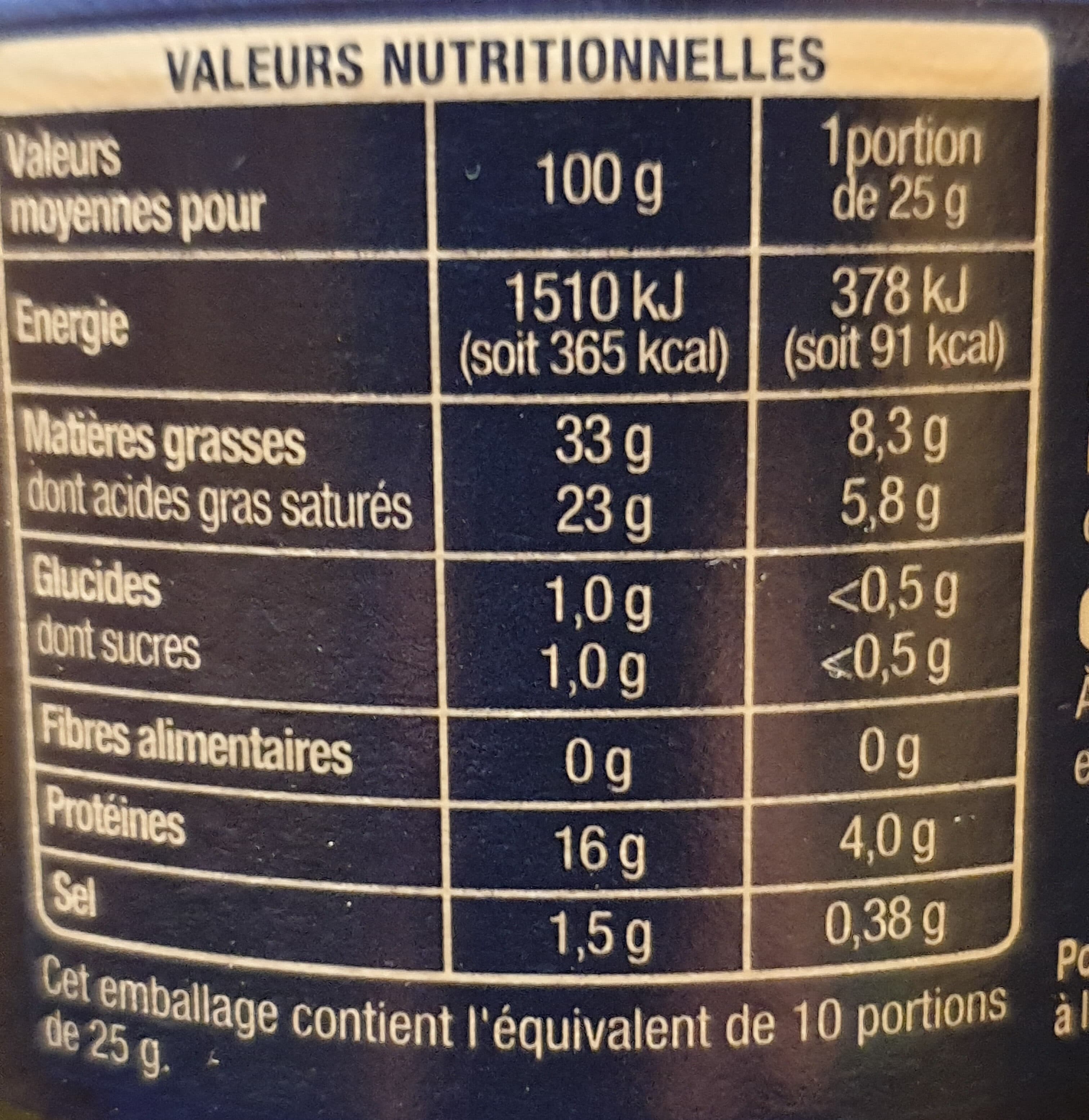 Auchan Le BleuFabriqué en Bresse packshot