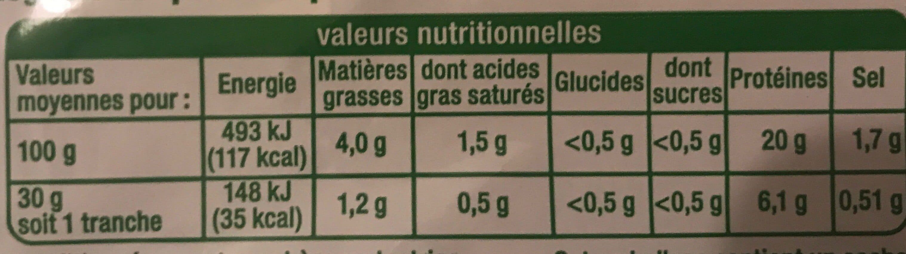 Auchan Bio Jambon cuit avec couenne packshot