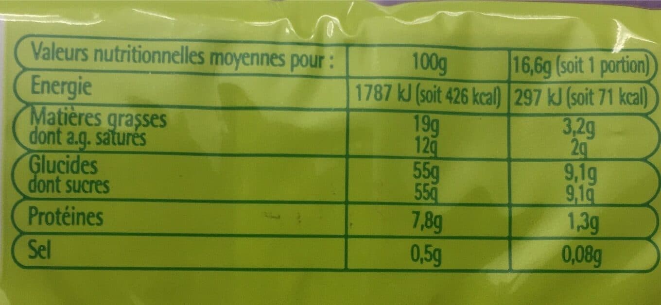 Auchan Lait et céréales croustillantes packshot