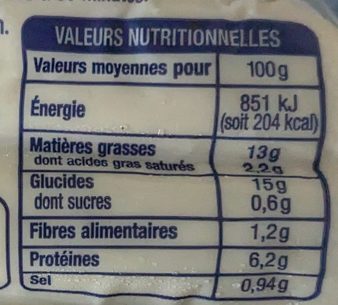 Auchan Quenelles Nature packshot