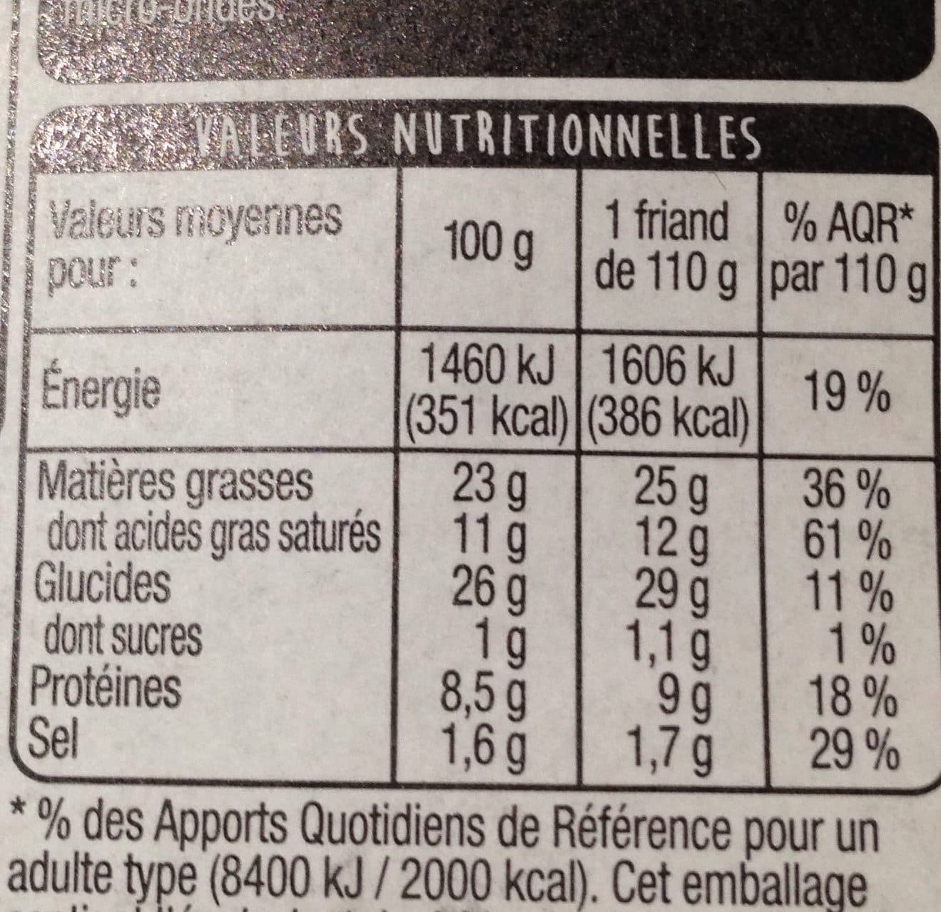 Auchan Friands à la viandeporc origine france packshot