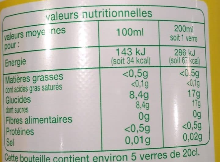 Auchan Limonade Bio packshot
