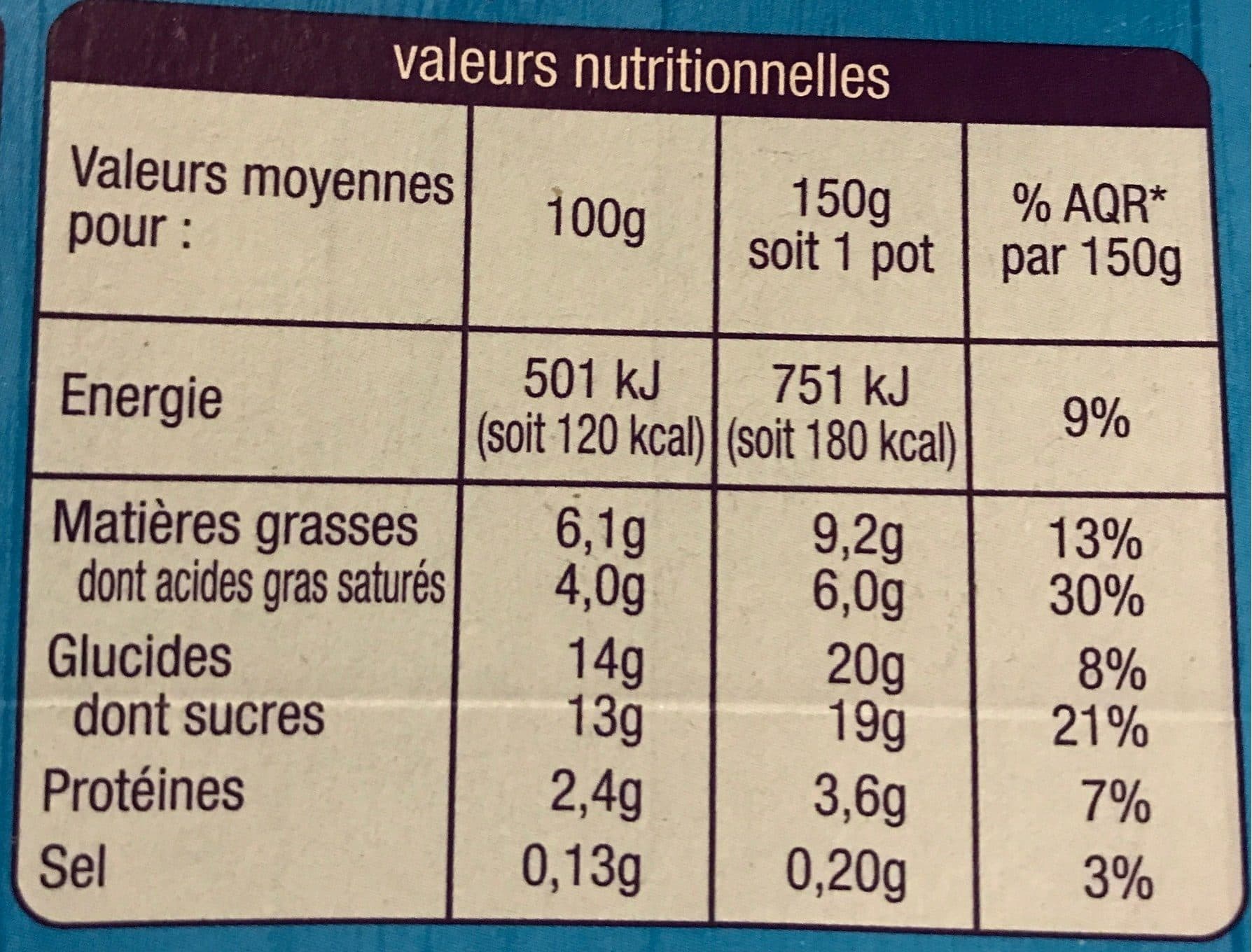 Auchan Yaourt à la grecque sur lit de fruitsFramboise - Mûre packshot