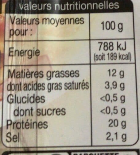 Auchan Allumettes fumées packshot