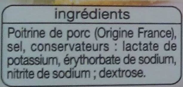 Auchan Lardons nature packshot
