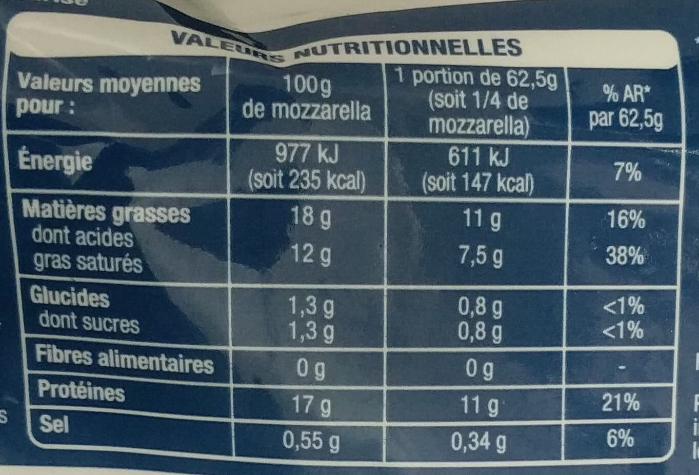 Auchan Mozzarella Maxi packshot